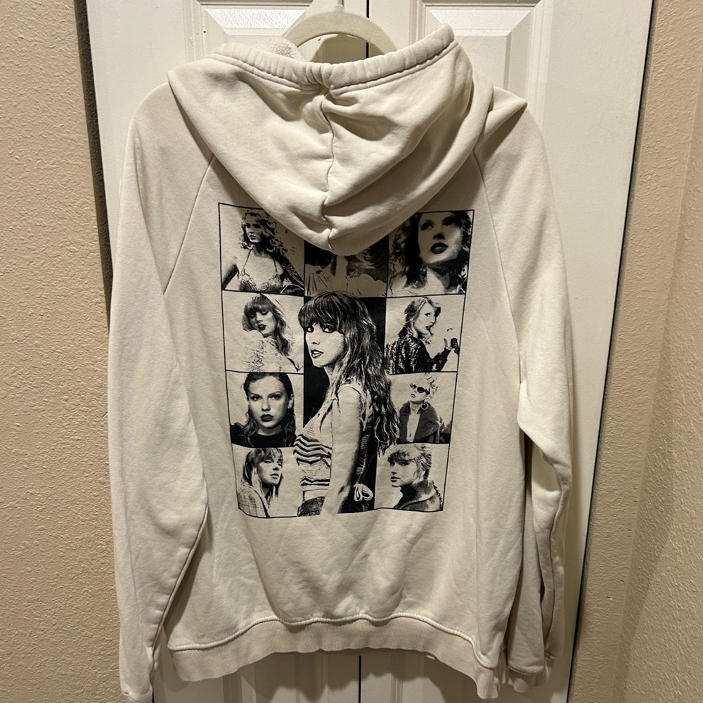 Taylor Swift The Eras Tour Tan Hoodie Made in Egypt  , size Large